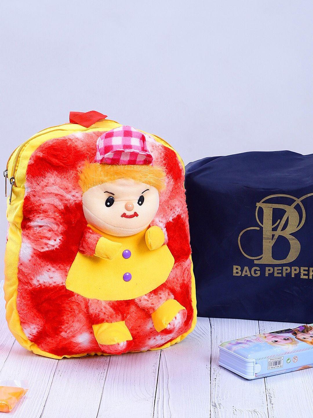 bag pepper unisex kids red & yellow backpack