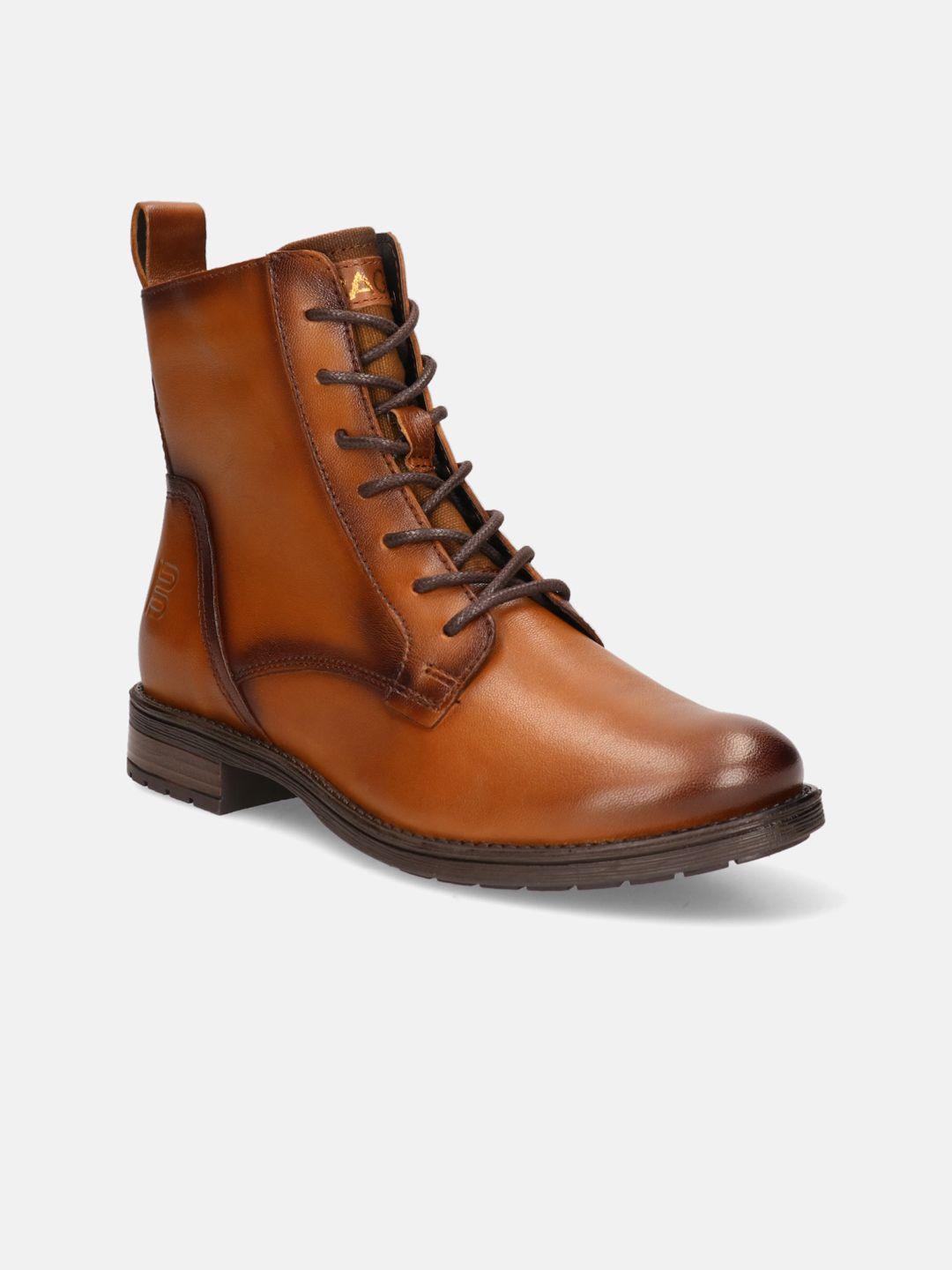 bagatt women ronja i mid top leather block heel regular boots