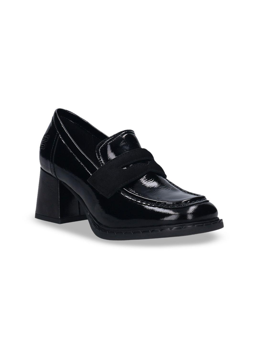 bagatt formal leather block pumps