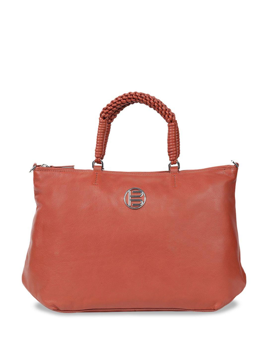 bagatt leather structured handheld bag