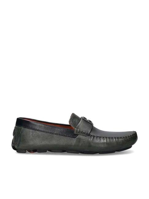 bagatt men's hexa black casual loafers