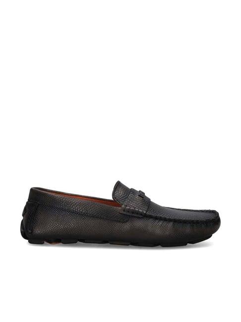 bagatt men's hexa black loafers