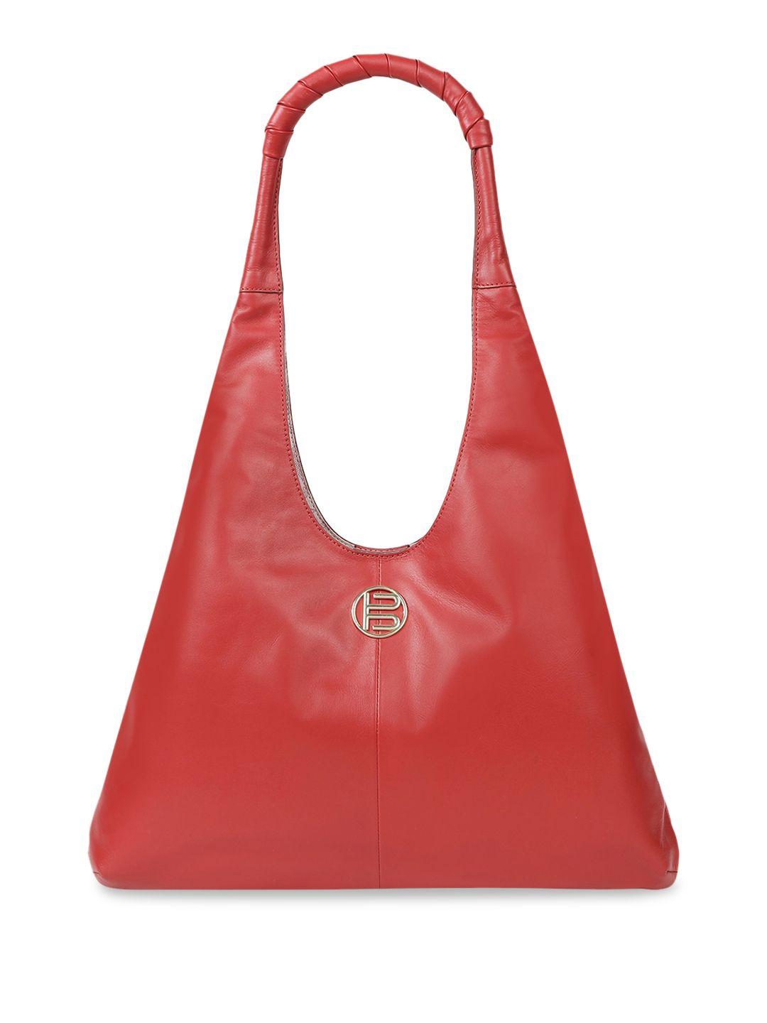 bagatt textured leather structured hobo bag