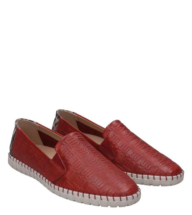 bagatt women's bali logo red loafers