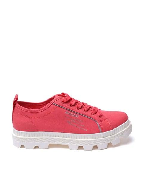 bagatt women's dayla light red casual sneakers