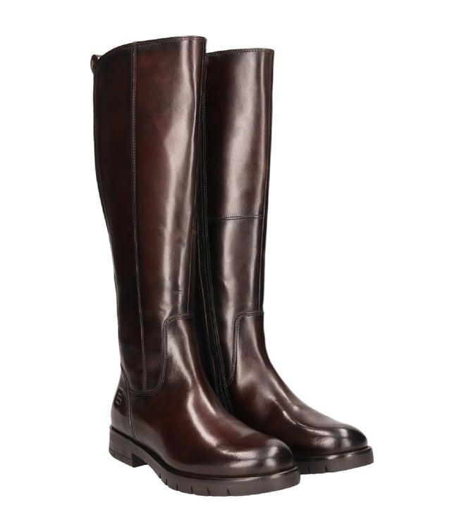 bagatt women's imola dark brown knee boots