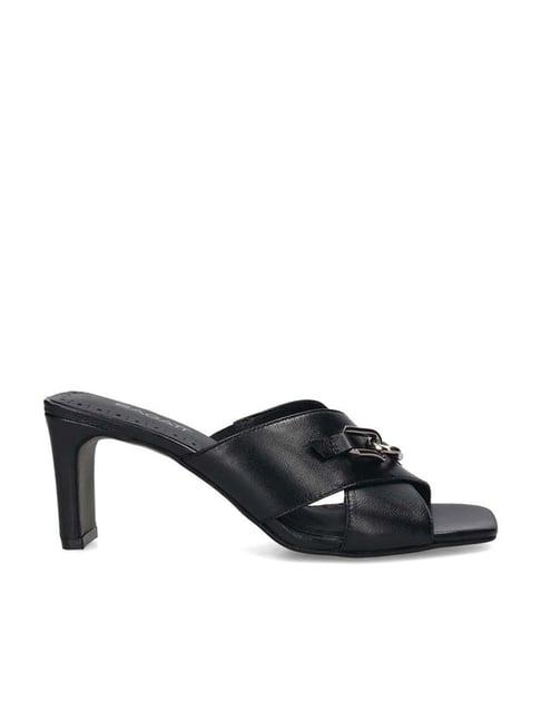 bagatt women's jaya black cross strap sandals