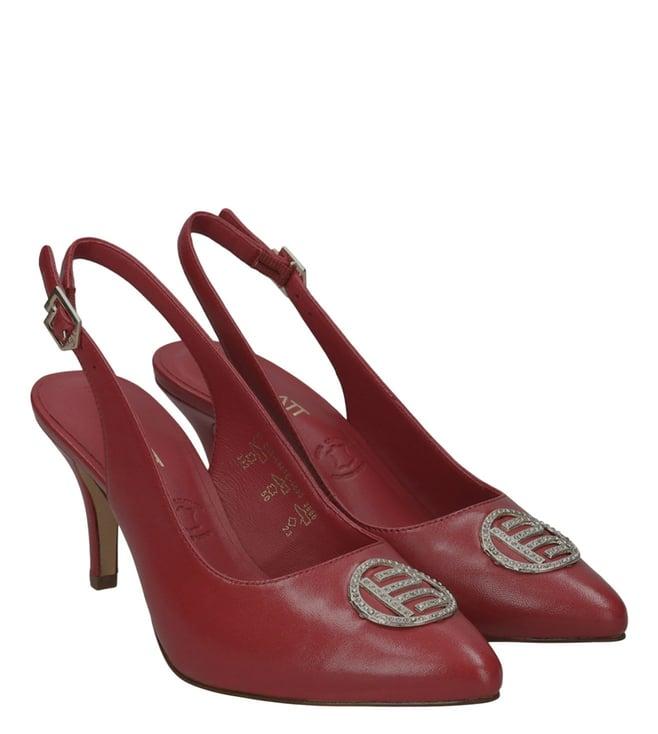 bagatt women's jemila red logo back strap sandals