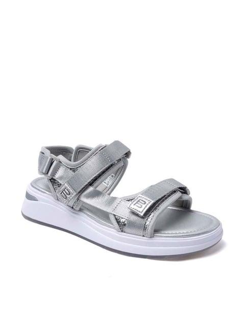 bagatt women's nira silver floater sandals