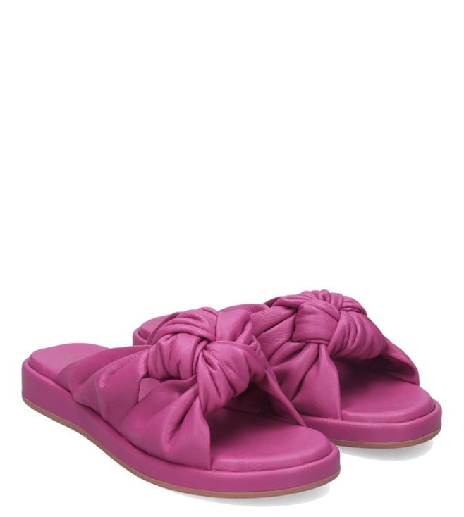 bagatt women's ravenna pink slide sandals