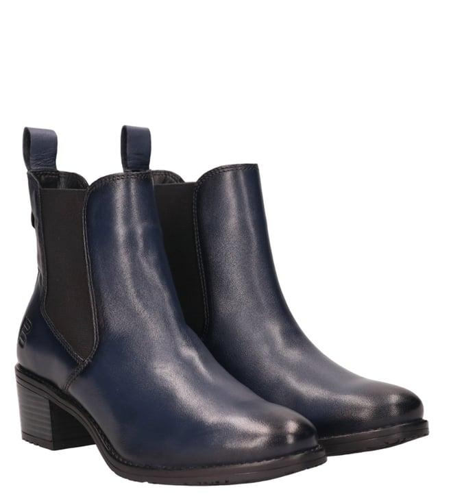 bagatt women's ruby dark blue chelsea boots