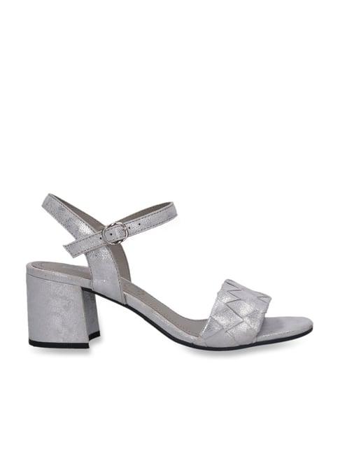 bagatt women's vaiana silver ankle strap sandals