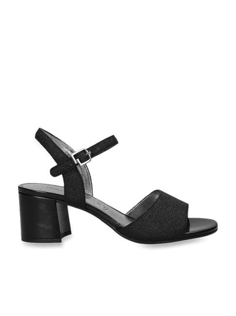 bagatt women's vanita black ankle strap sandals