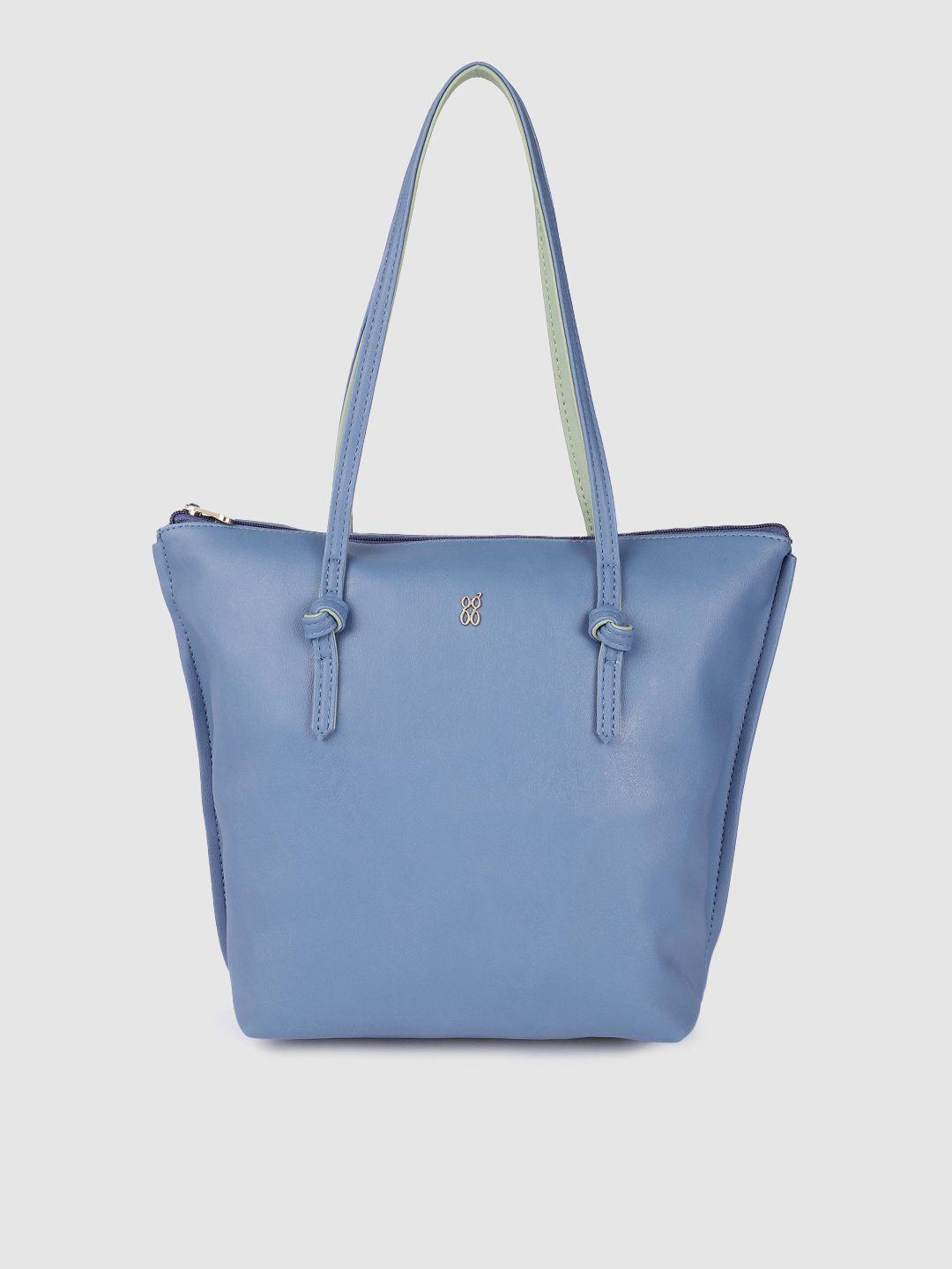 baggit blue solid shoulder bag