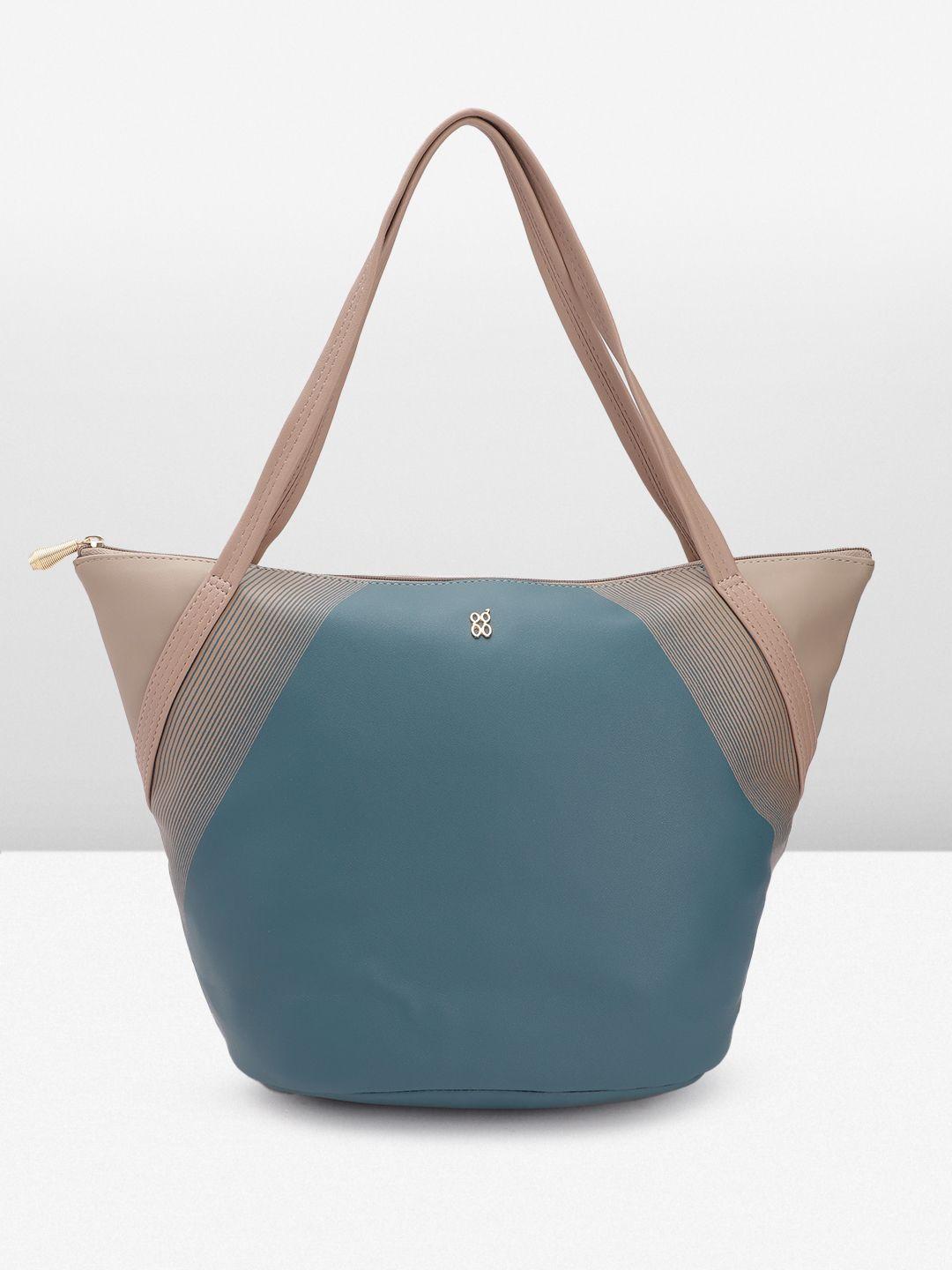 baggit colourblocked structured shoulder bag