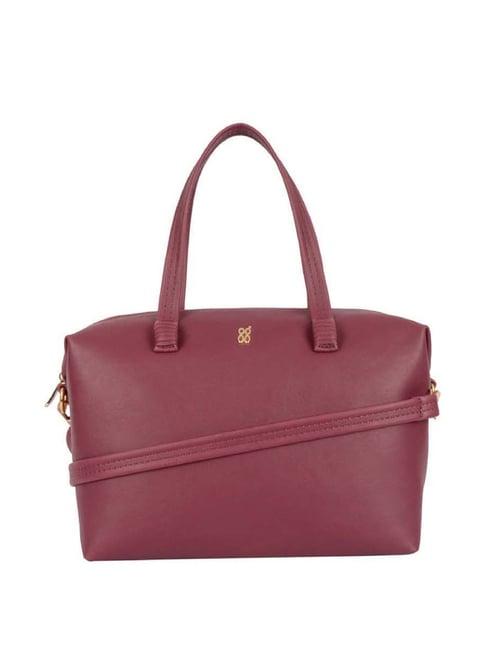 baggit maroon medium duffle bag for women