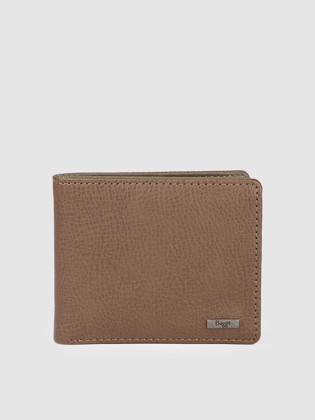 baggit men yellow two fold wallet