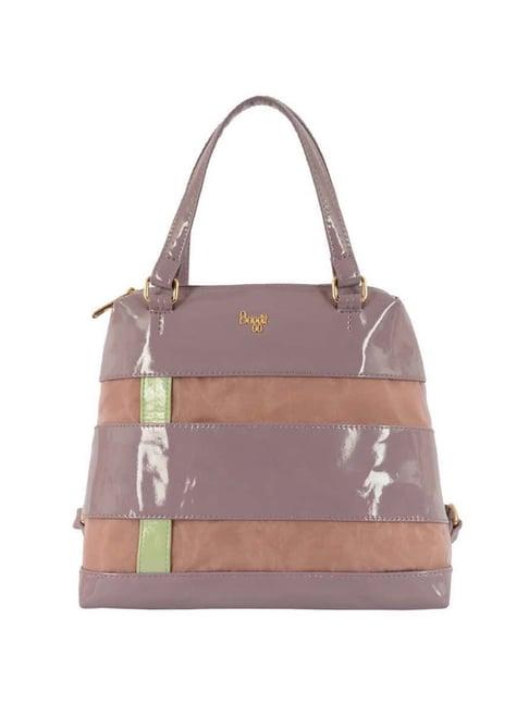 baggit purple solid medium convertible backpack