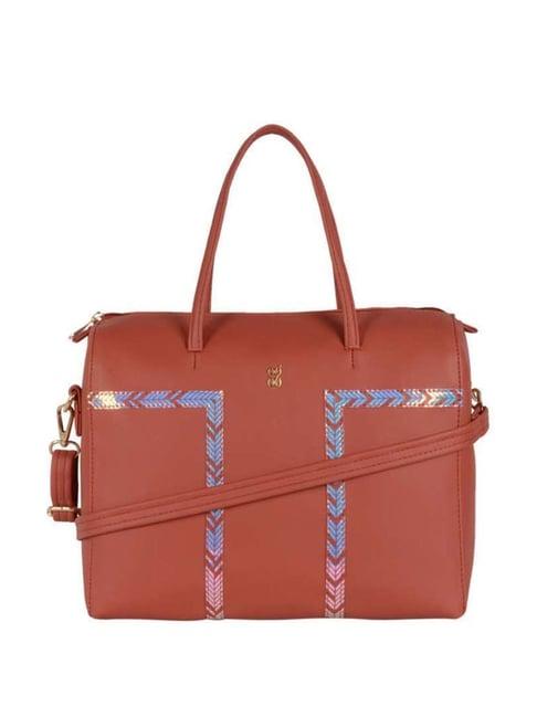 baggit red medium duffle bag for women