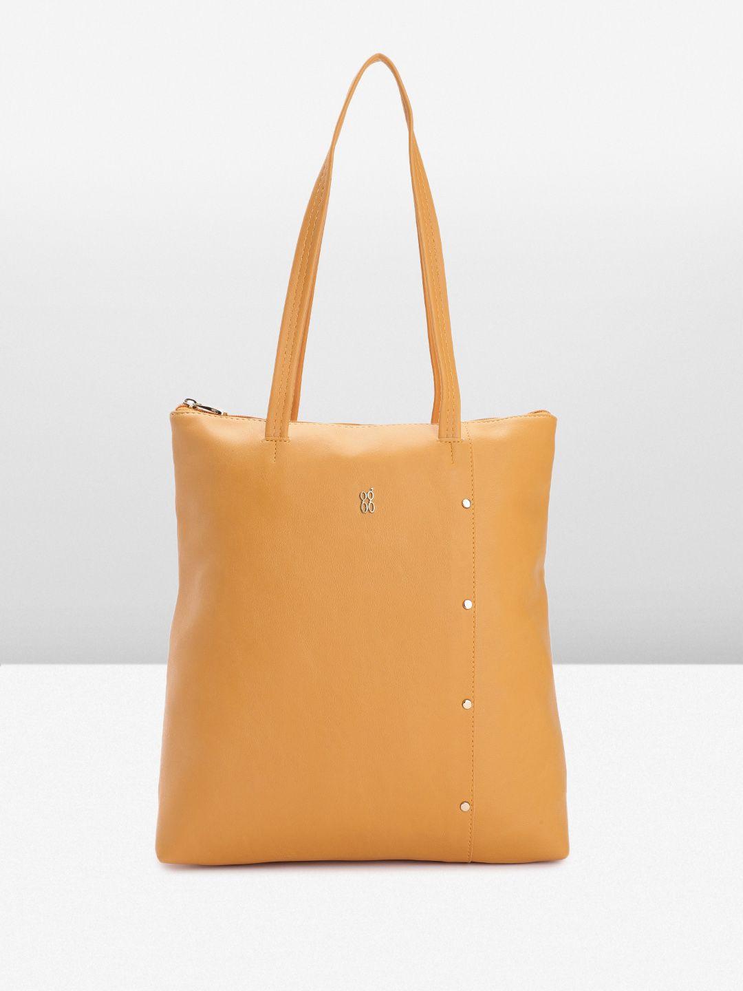 baggit solid structured shoulder bag