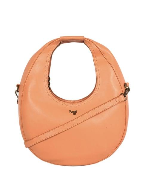 baggit tadow sheep orange solid medium handbag