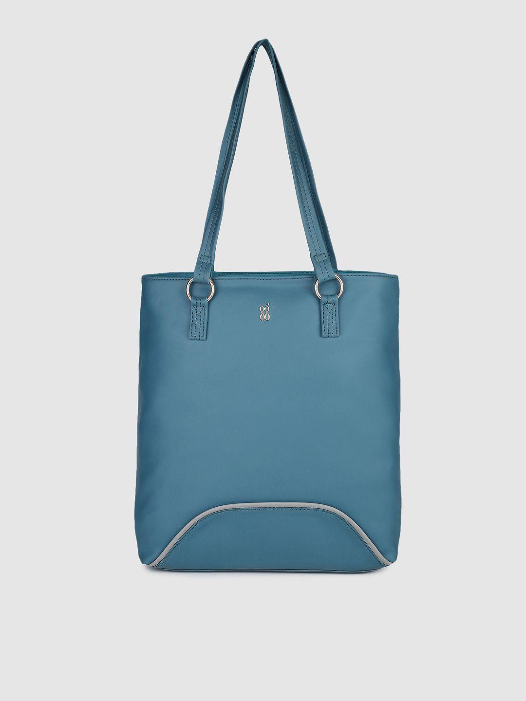 baggit teal blue solid shoulder bag