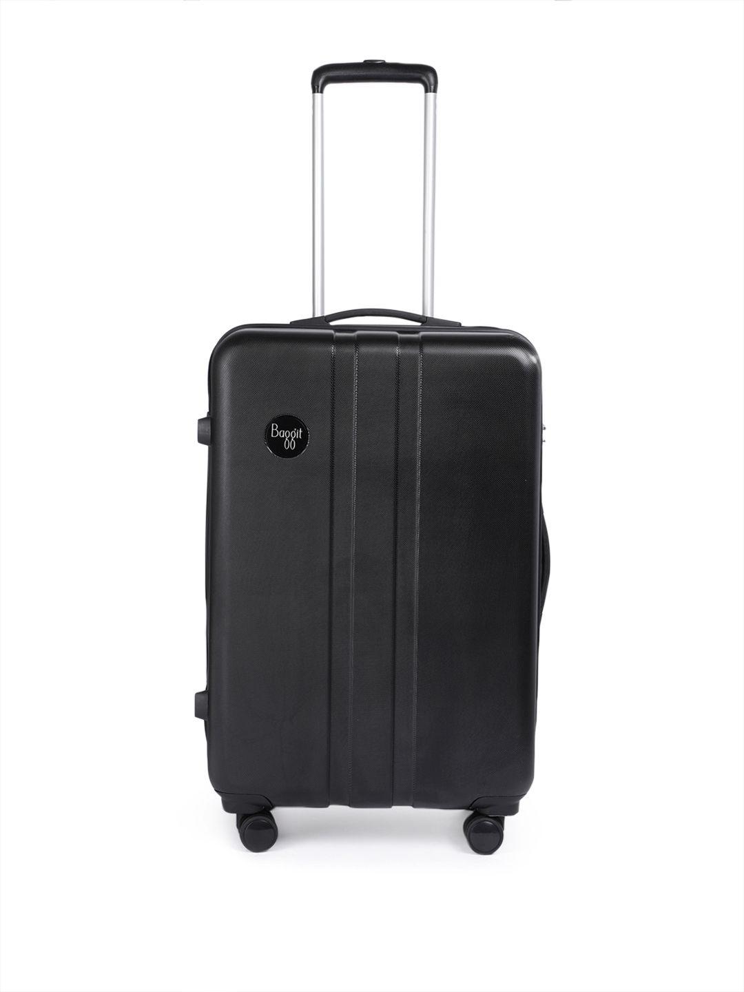baggit textured hard-sided passion medium size trolley bag