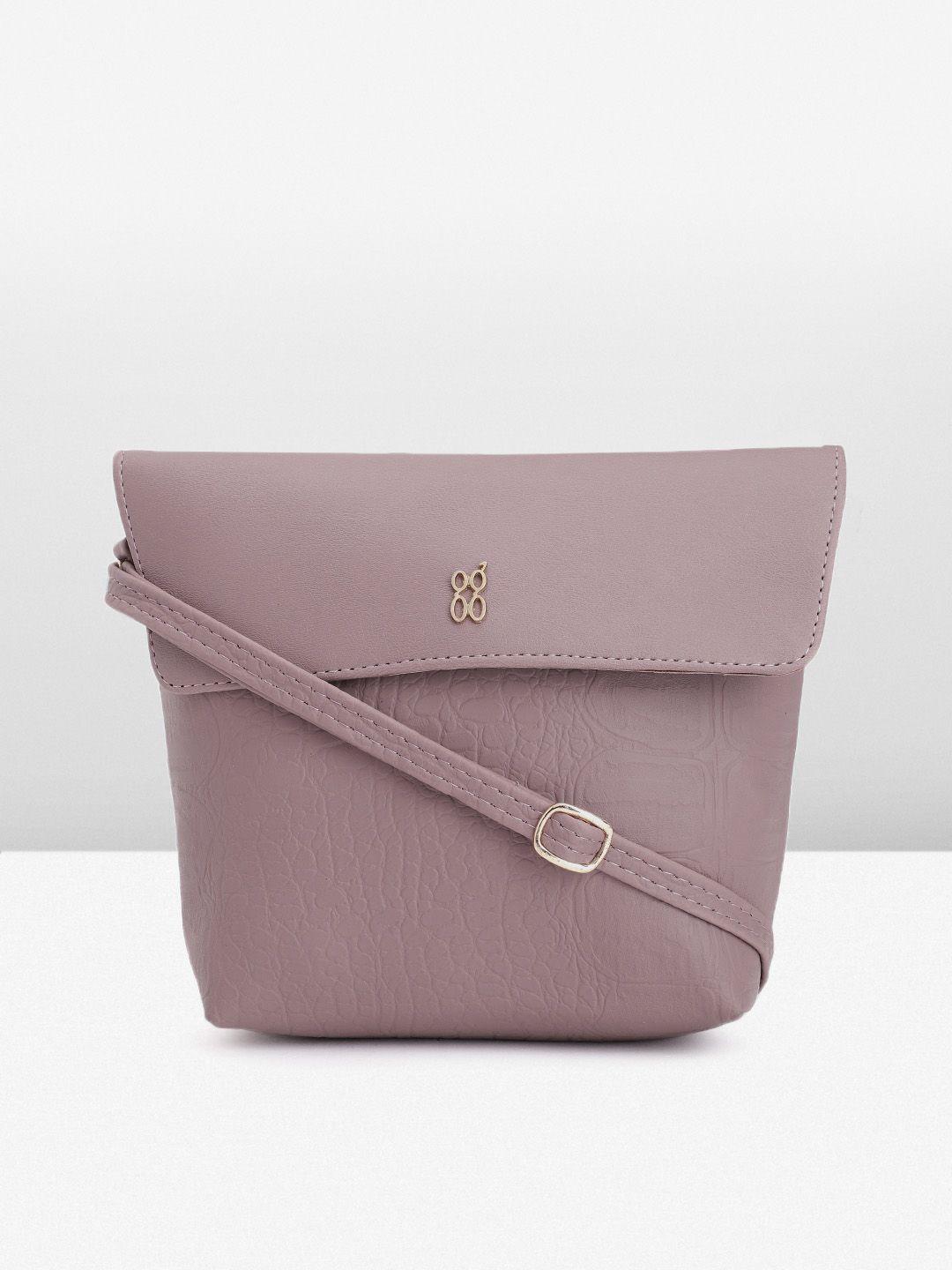 baggit textured pu structured sling bag