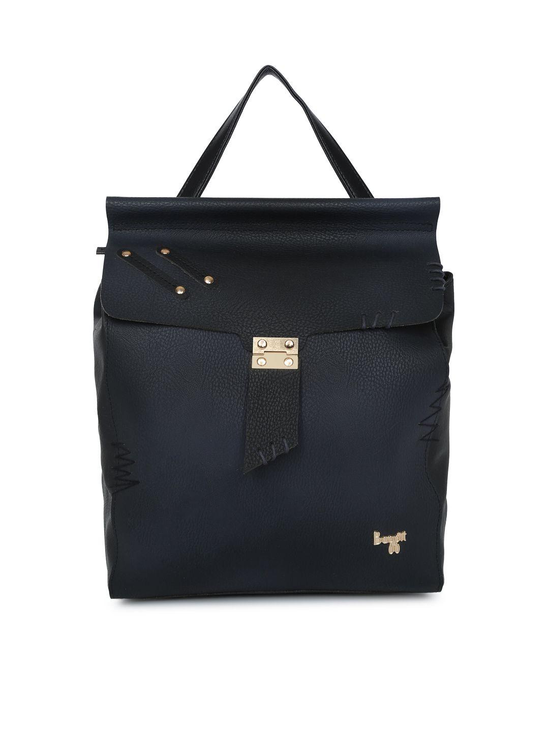 baggit women black solid backpack