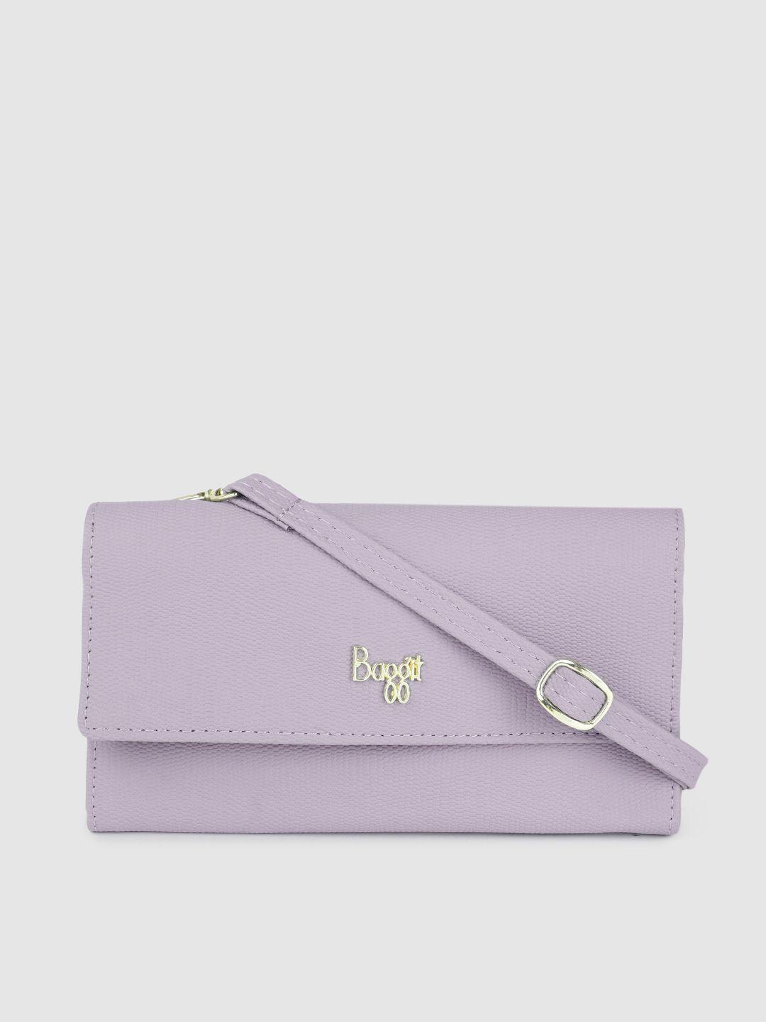 baggit women envelope wallet with sling strap