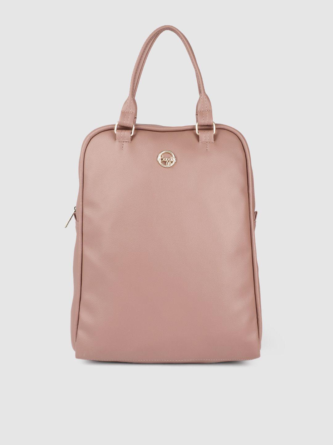 baggit women pink backpack