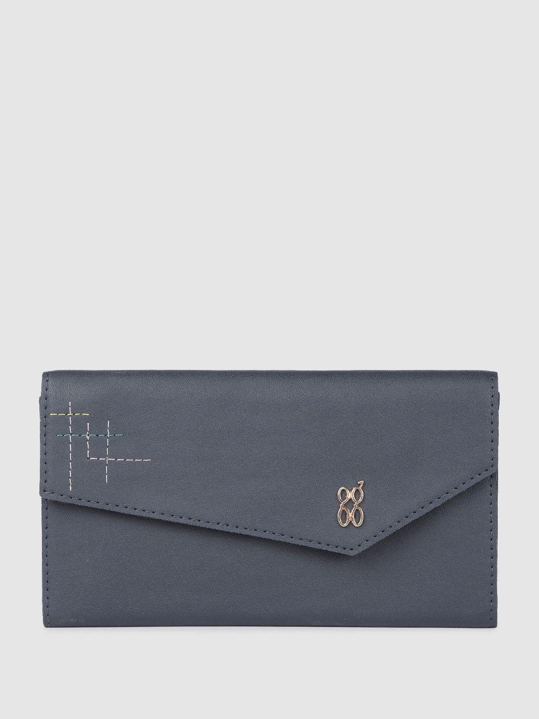 baggit women running stitch detail envelope