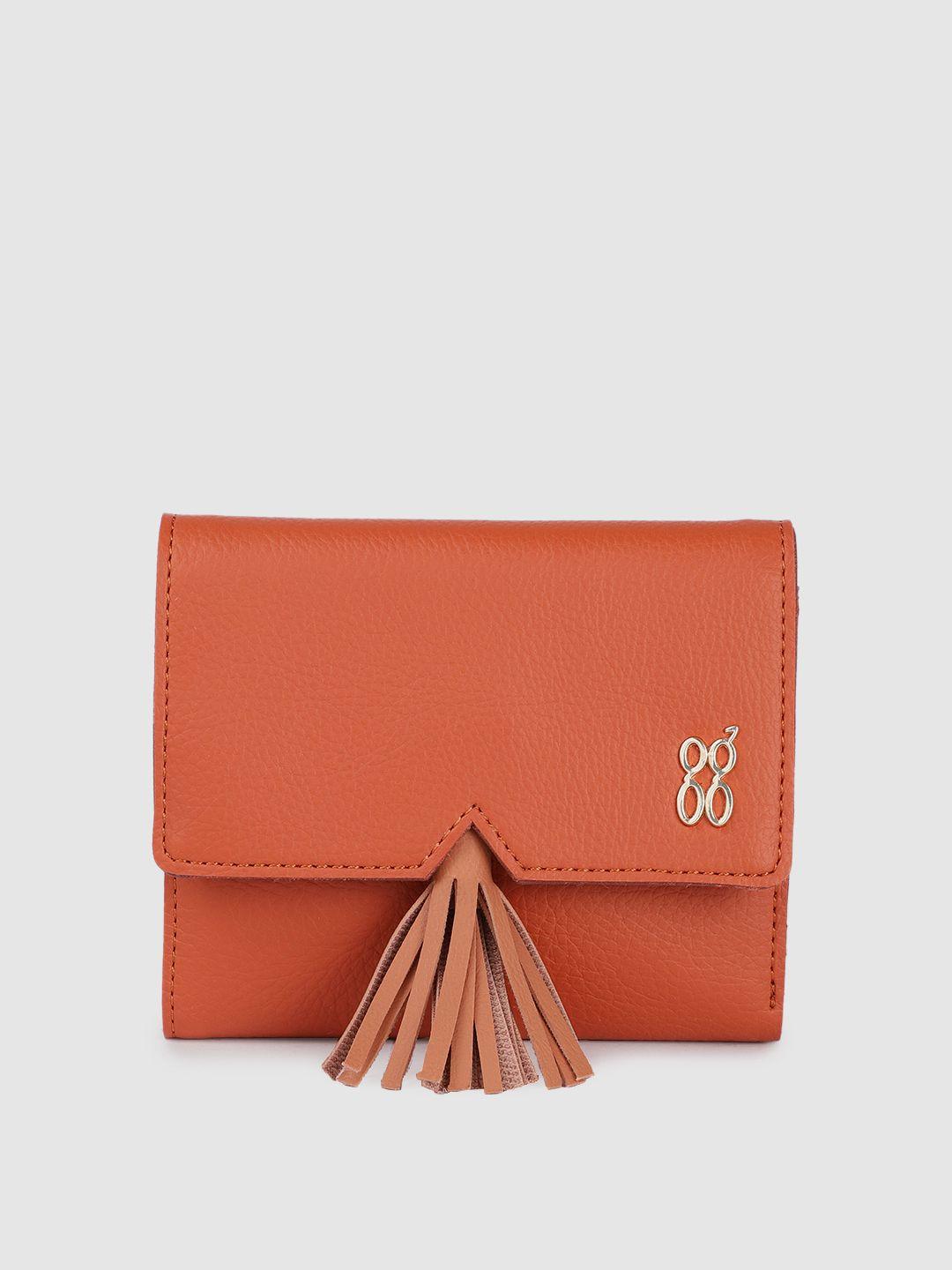 baggit women solid three fold wallet
