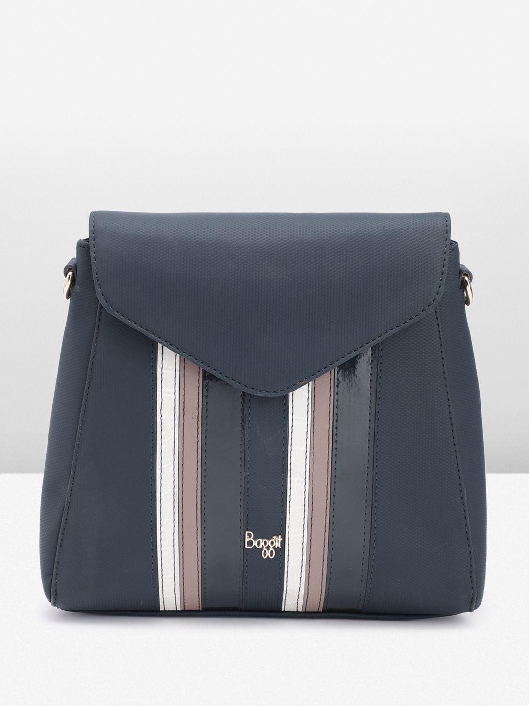 baggit women striped backpack