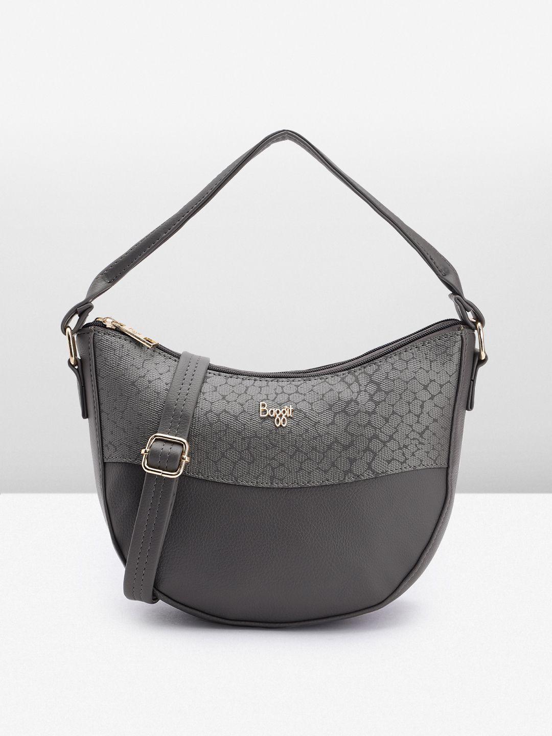 baggit women textured hobo bag