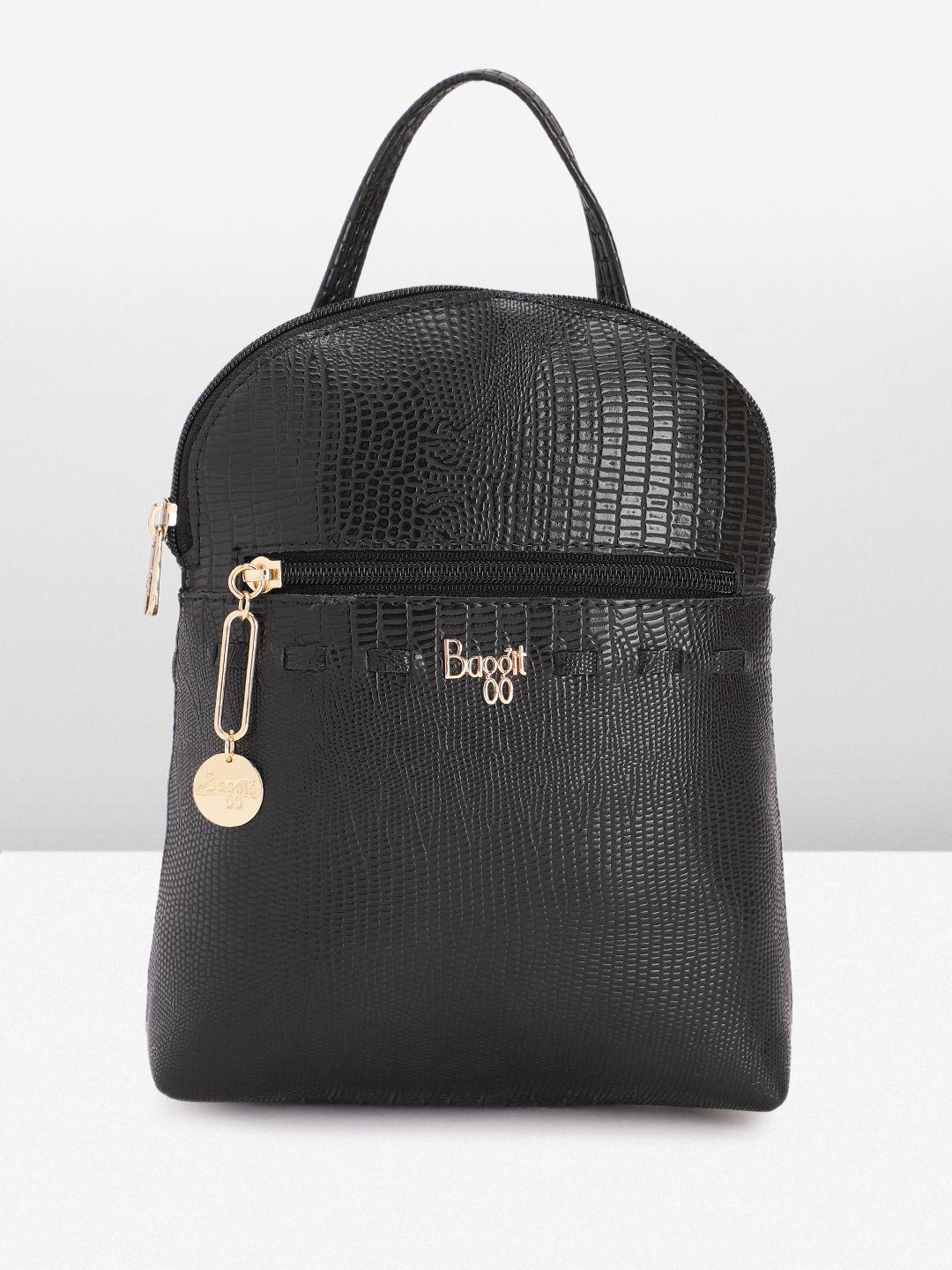 baggit women textured mini backpack