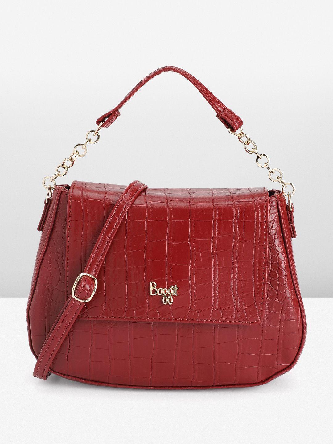 baggit women textured satchel