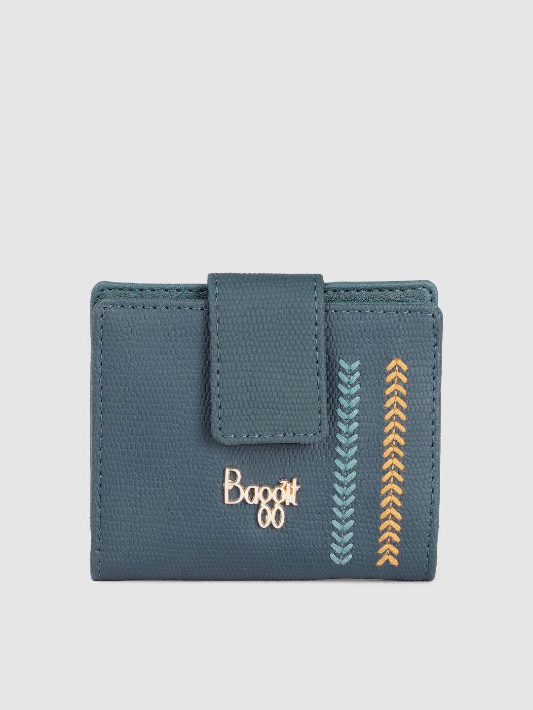 baggit women woven design card holder