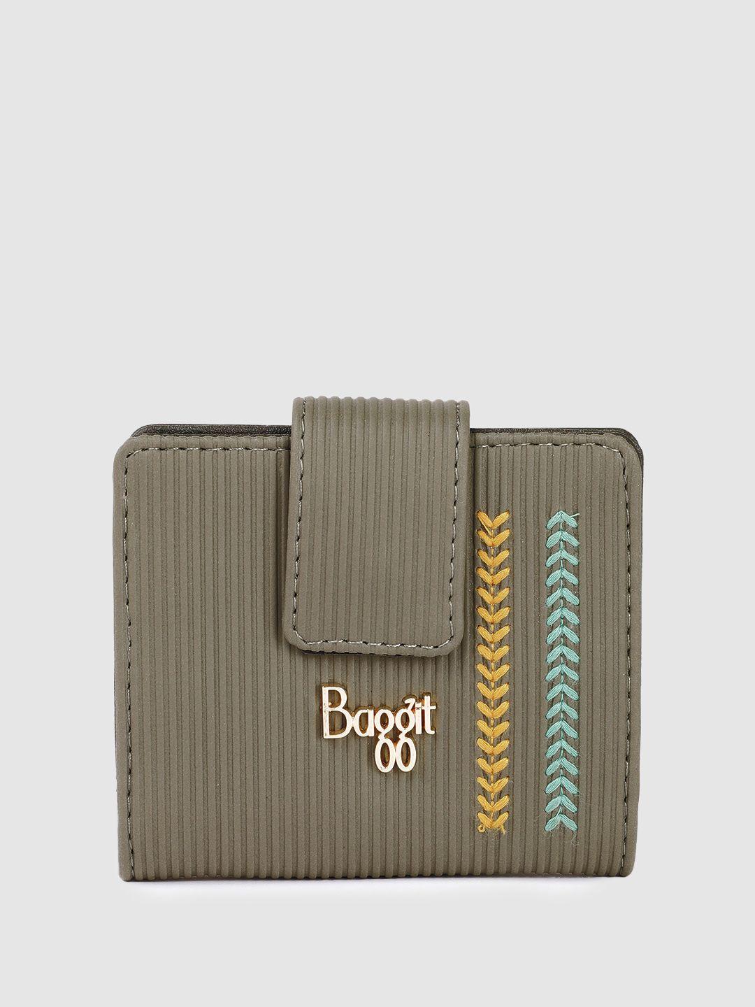 baggit women woven design card holder