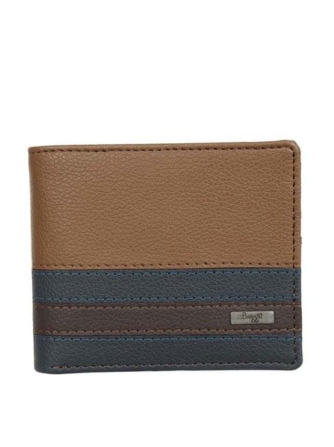 baggit yellow casual bi-fold wallet for men