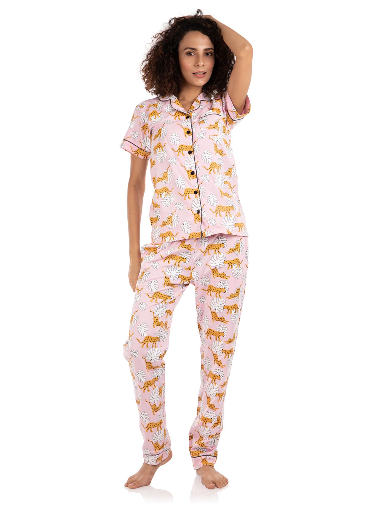 bagheera blush pyjama set - multi-color
