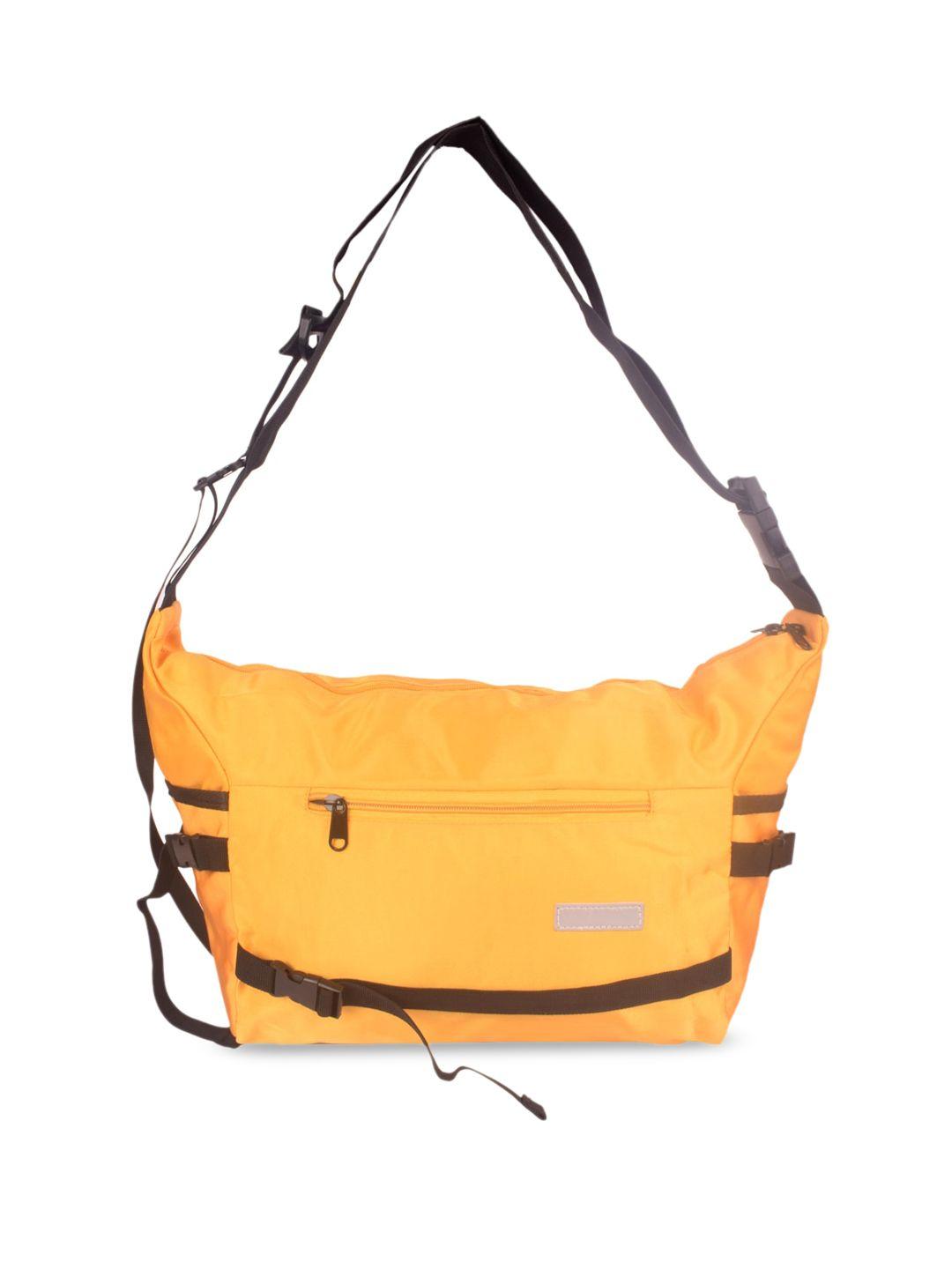 bagkok yellow pu shopper shoulder bag