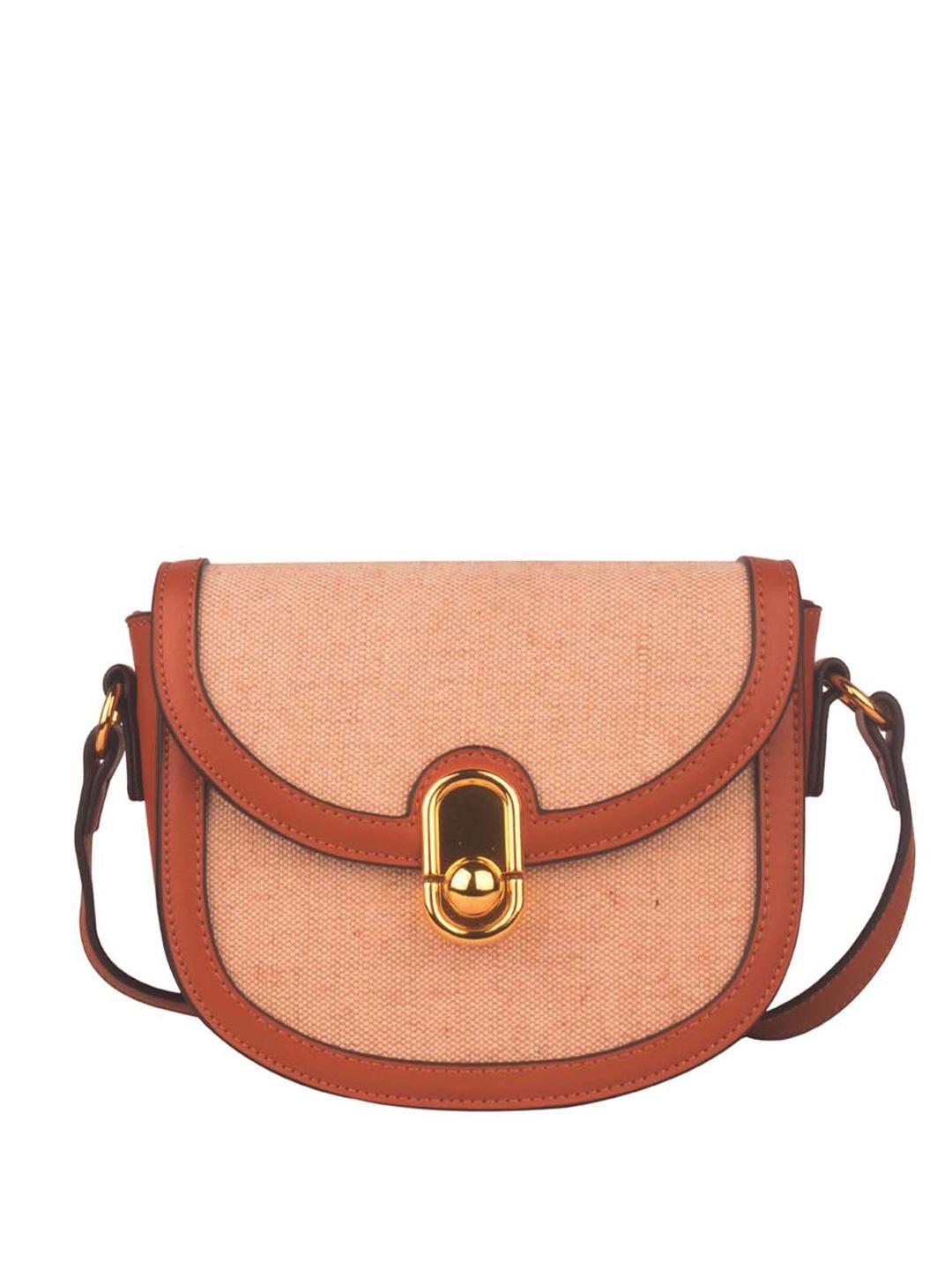 bagkok beige pu sling bag