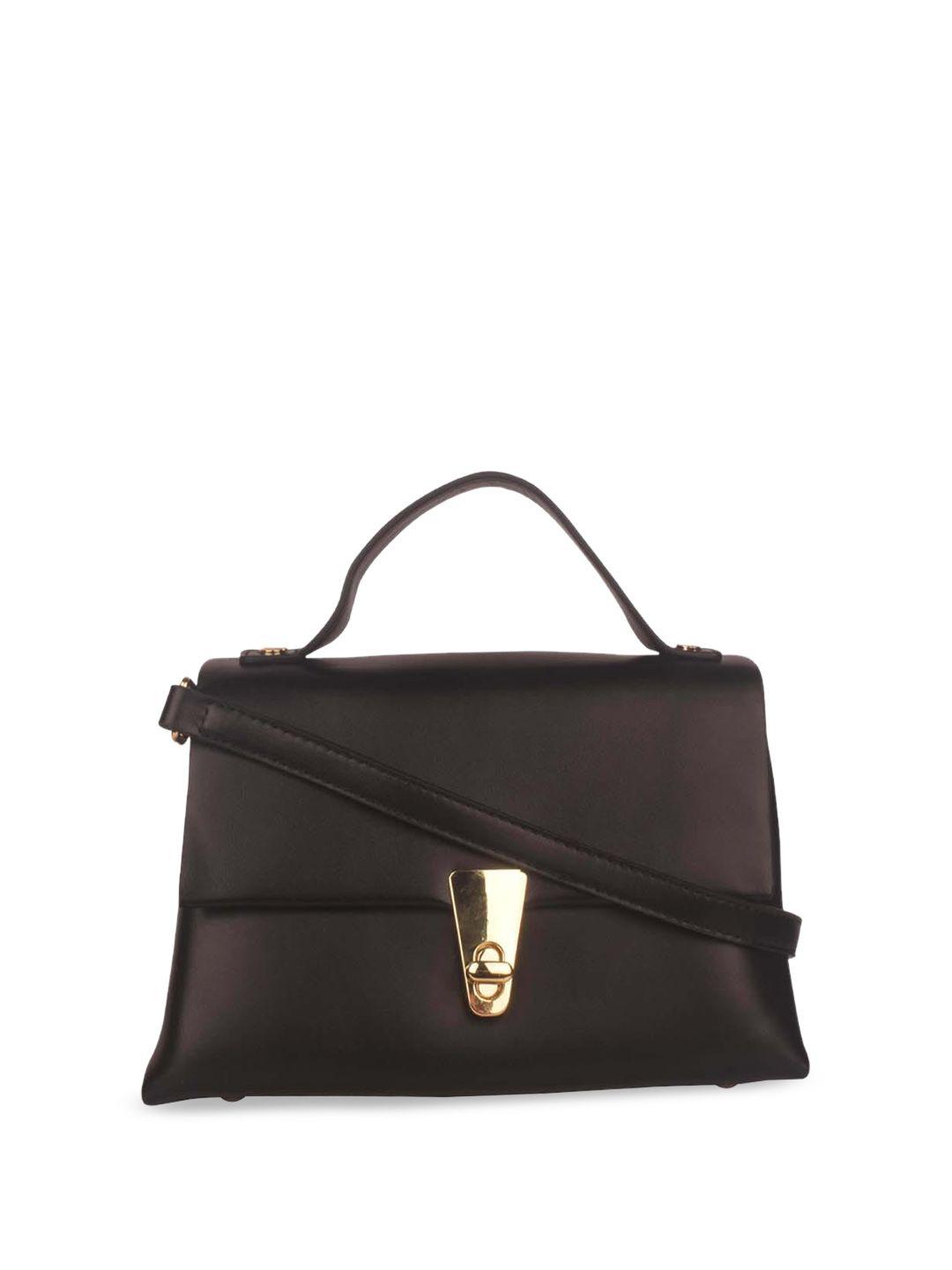 bagkok black pu sling bag