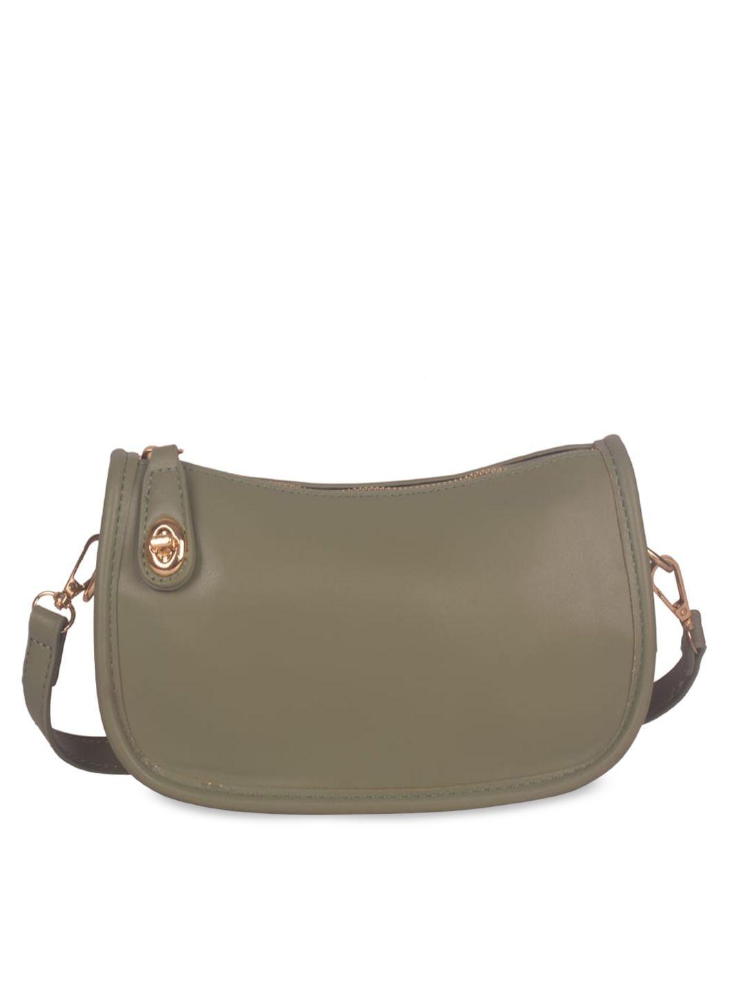 bagkok green colourblocked pu structured handheld bag