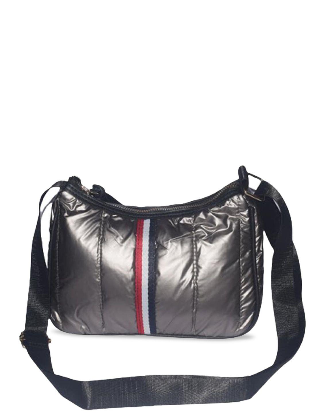 bagkok half moon quilted shoulder bag with quilted