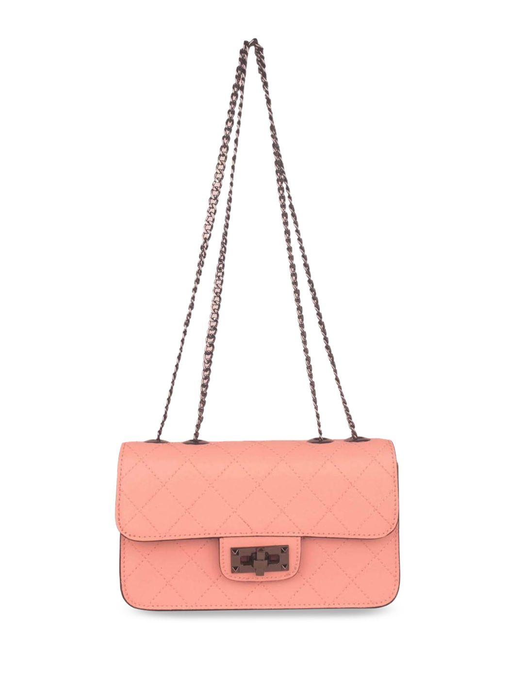 bagkok pink pu sling bag