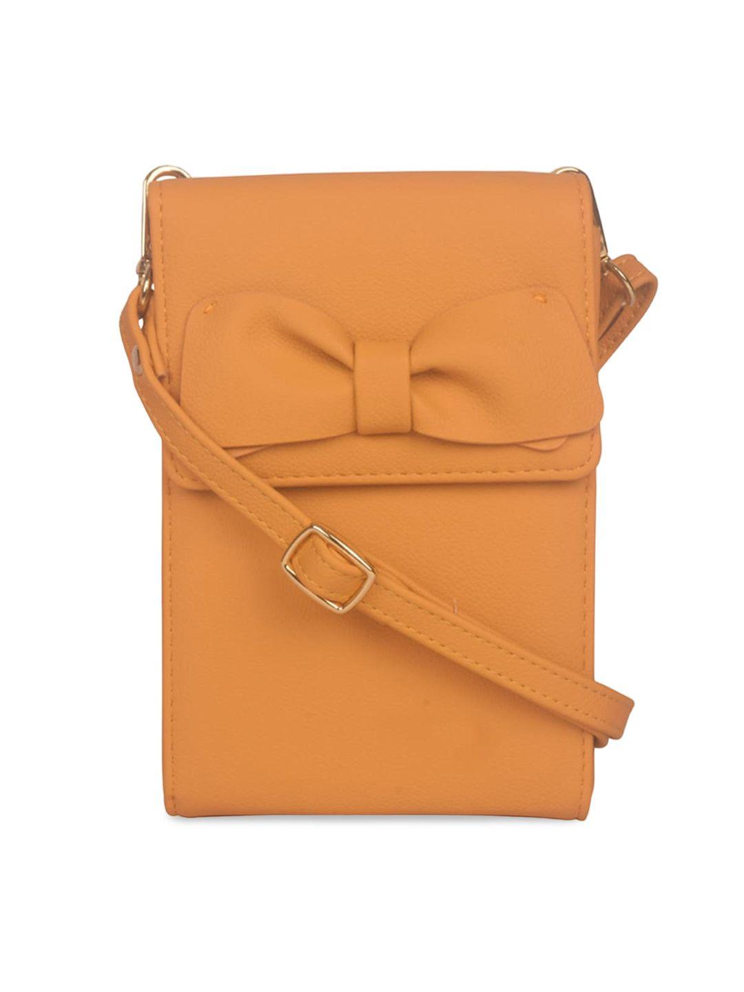 bagkok structured sling bag with bow