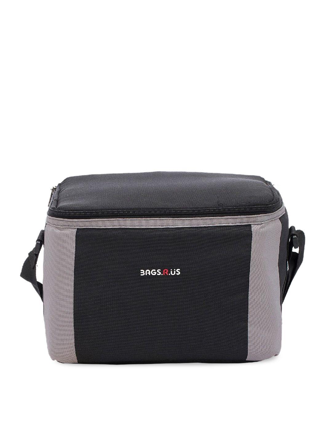 bags.r.us black insulated chiller lunch bag with ice pack
