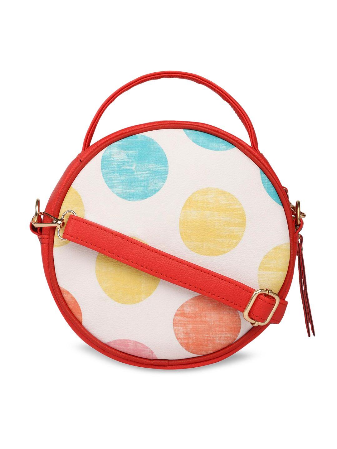 bagsy malone multicoloured geometric printed round sling bag